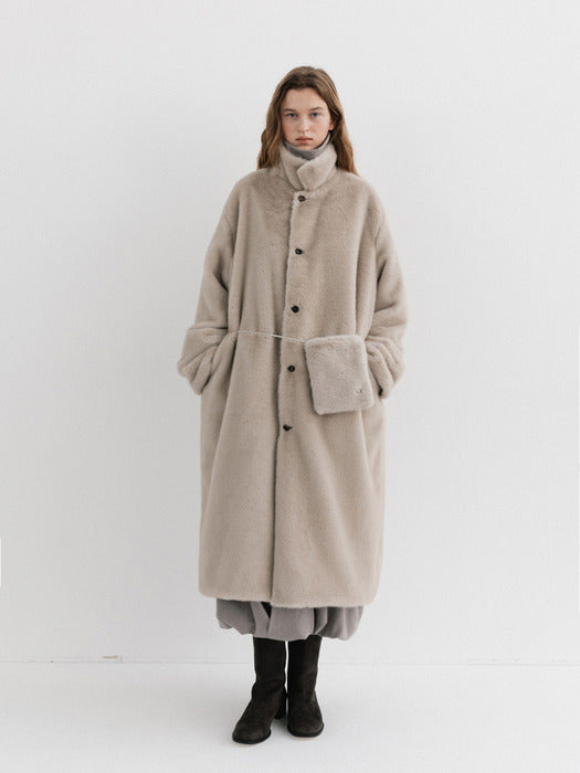 fur mini bag (still gray)