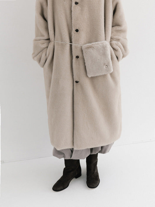 fur mini bag (still gray)