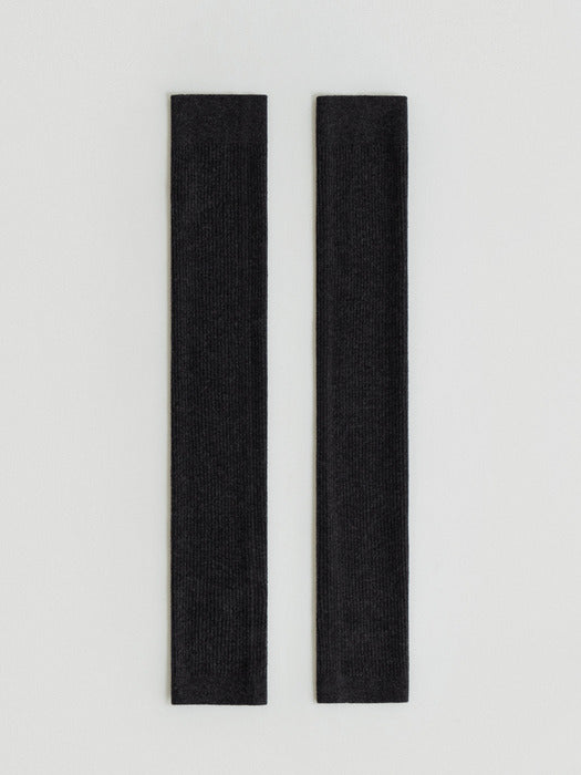 wool leg warmer (charcoal)