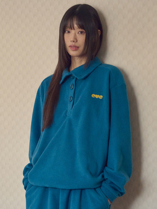 [ambler] Love, cozy fleece Sweatshirts AMM1326 (Green)