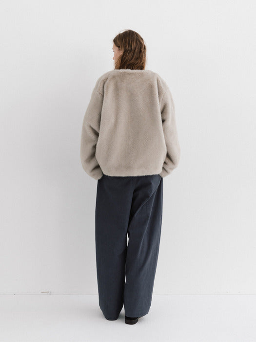 2way fur coat (still gray)