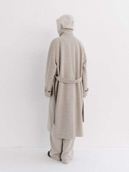 [moia] herringbone coat (oat)
