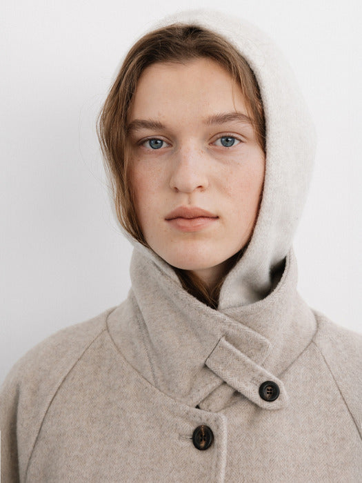 [moia] herringbone coat (oat)
