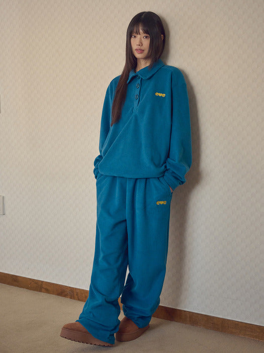 [ambler] Love, cozy Pullover Wide Pants Set-Up AMM1326 AP906 (Green)