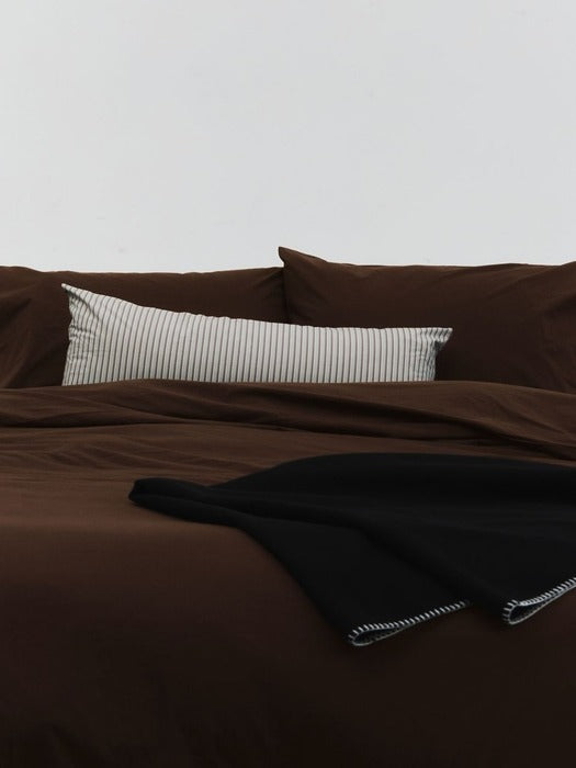 Wconcept_Gbh_Home Duvet Cover - Brown (2 Sizes) All-season 60-count High-density Pure Cotton