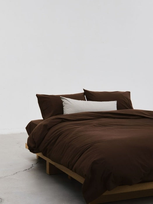 Wconcept_Gbh_Home Duvet Cover - Brown (2 Sizes) All-season 60-count High-density Pure Cotton