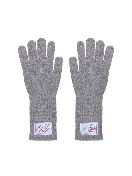 [raive] Wool Blending Fingerhole Gloves VX5WY632_2color