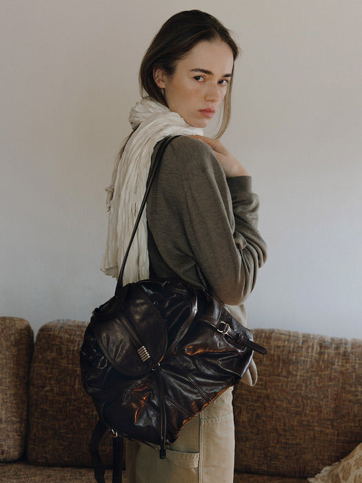 Loeuvre Scarabee Backpack Small (leather ver.)
