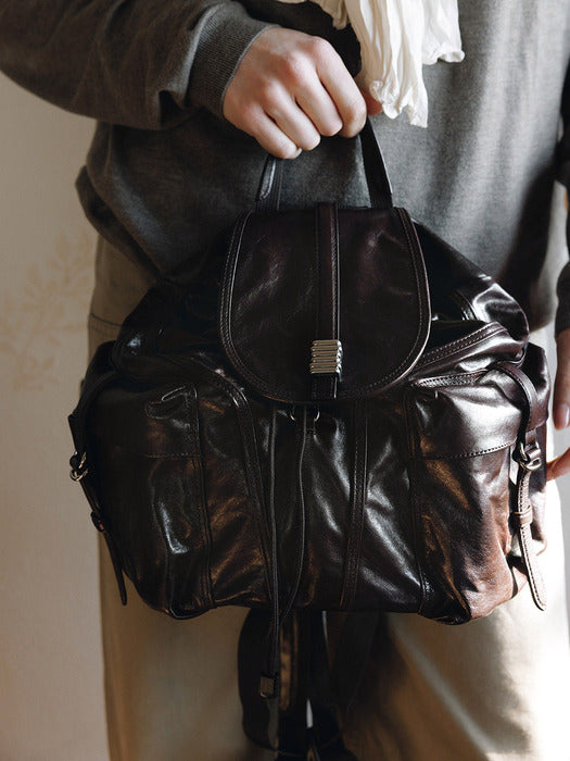 Loeuvre Scarabee Backpack Small (leather ver.)