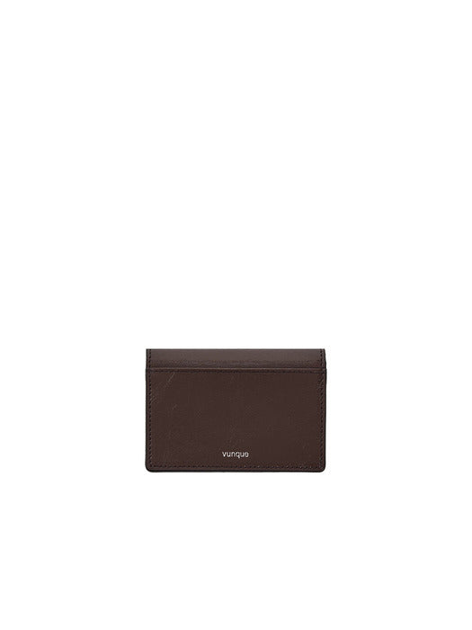 Vunque Occam Lune Accordion Card Wallet Choco Brown