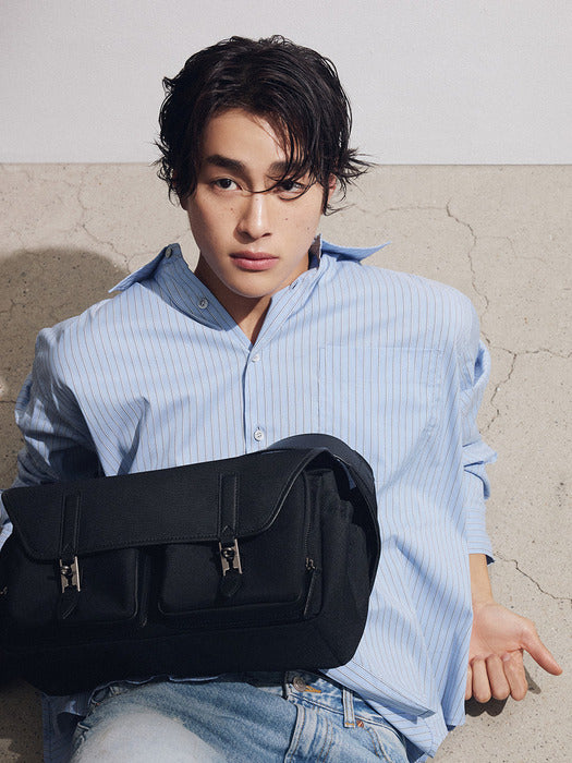 Vunque Hey Double Pocket Cordura Shoulder M Black