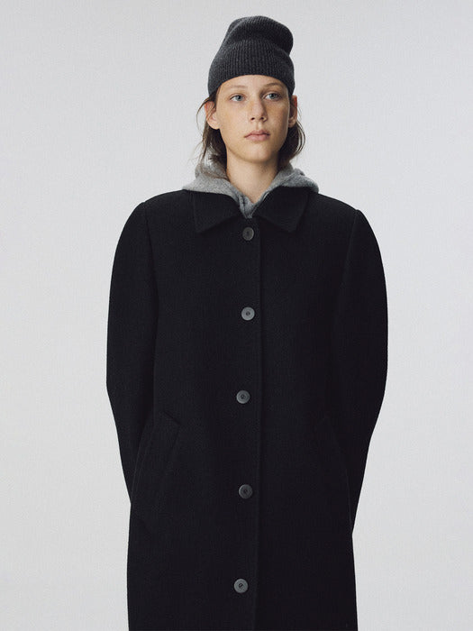 Nothing Written Atelier wool coat (Black)