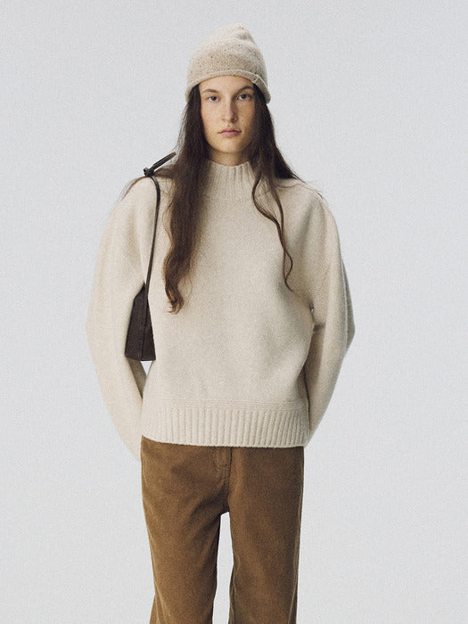 [nothing written] Extreme fine wool pullover (Neutral)