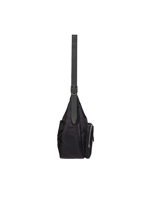 [vunque] Hey Double Pocket Hobo M Black