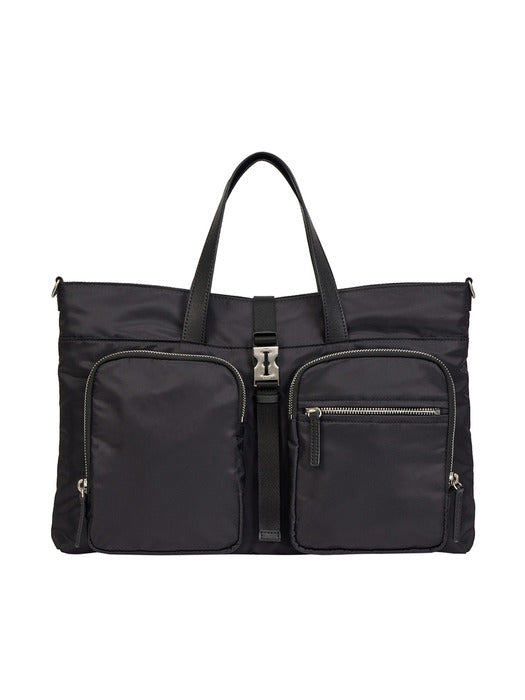 Vunque Hey Double Pocket Tote M Black