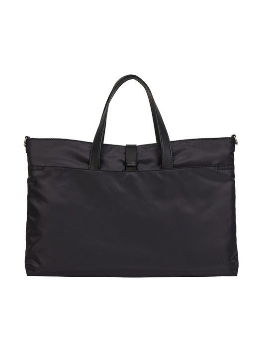 Vunque Hey Double Pocket Tote M (Hey Double Pocket Tote Medium) Black