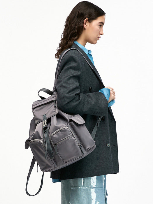 Vunque Hey Double Pocket Backpack L Black