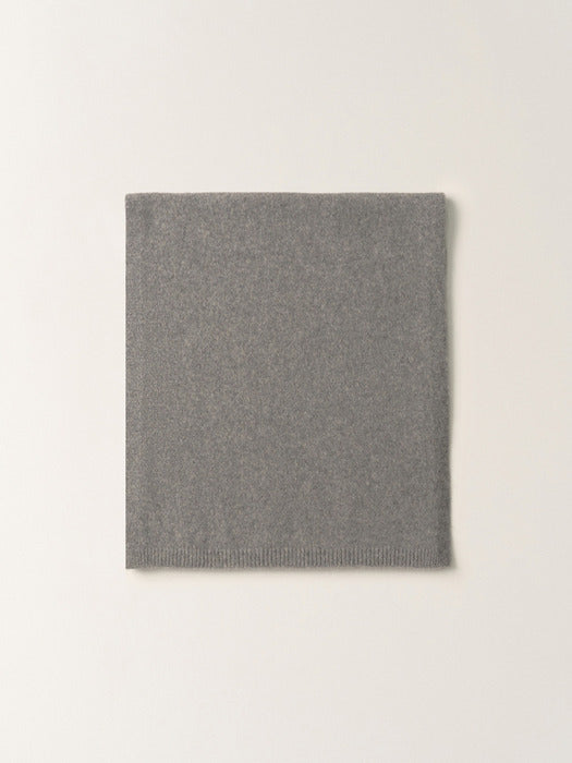 [nothing written] Bisou baby alpaca muffler (Light gray)