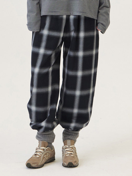 Grove 25Ho Monet Check Pants (Black)