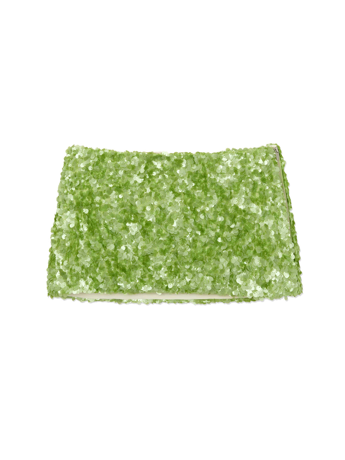 GLOWNY Twinkle Mini Skirt (Green)