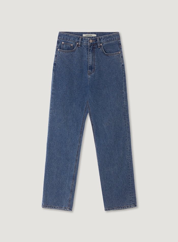 Mango Maniplease Mono Jeans French Blue