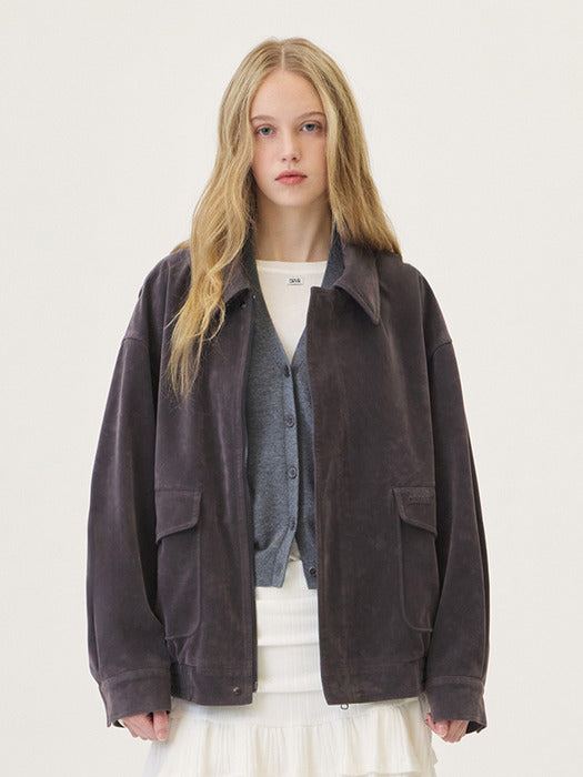 Grove 26Ps Lusson Suade Jumper (Charcoal)