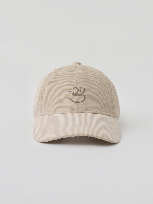 Carlyn New Logo Corduroy Cap