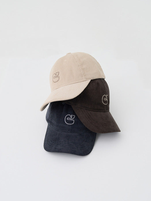 Carlyn New Logo Corduroy Cap