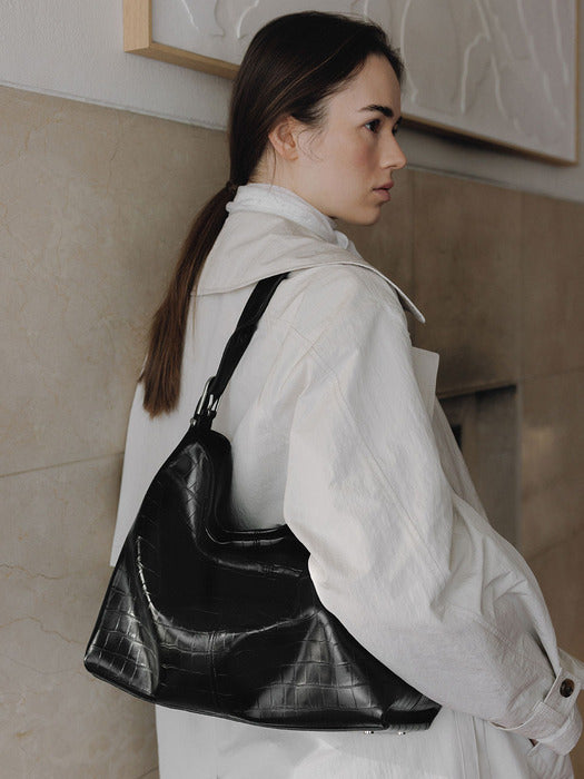 Loeuvre Sobre Tote Small (croc ver.)