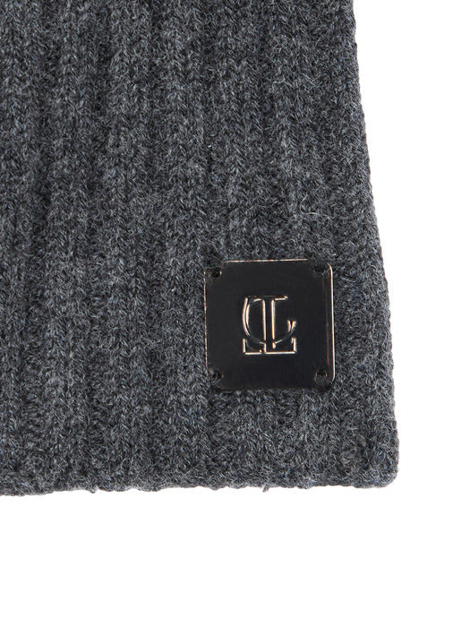 Wconcept_Treemingbird Wool Knit Gloves [ Charcoal ]