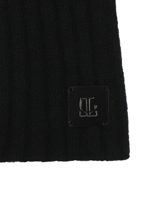 Wconcept_Treemingbird Wool Knit Gloves [ Black ]