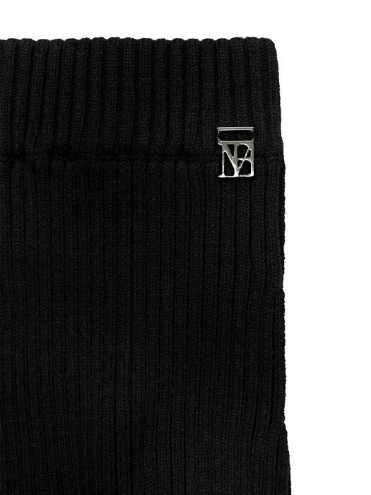 Wconcept_Treemingbird Wide Knit Leg Warmer [ Black ]
