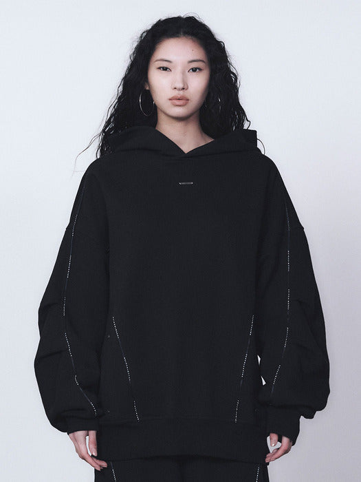 Wconcept_Treemingbird Tmb Logo Piping Hoodie [ Black ]