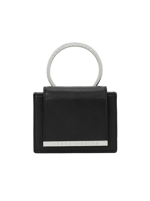 Wconcept_Treemingbird Metal O RIng Wallet [ Black ]