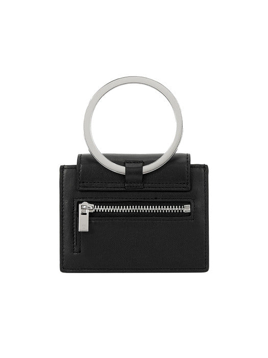Wconcept_Treemingbird Metal O RIng Wallet [ Black ]
