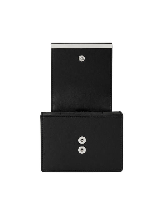 Wconcept_Treemingbird Metal O RIng Wallet [ Black ]