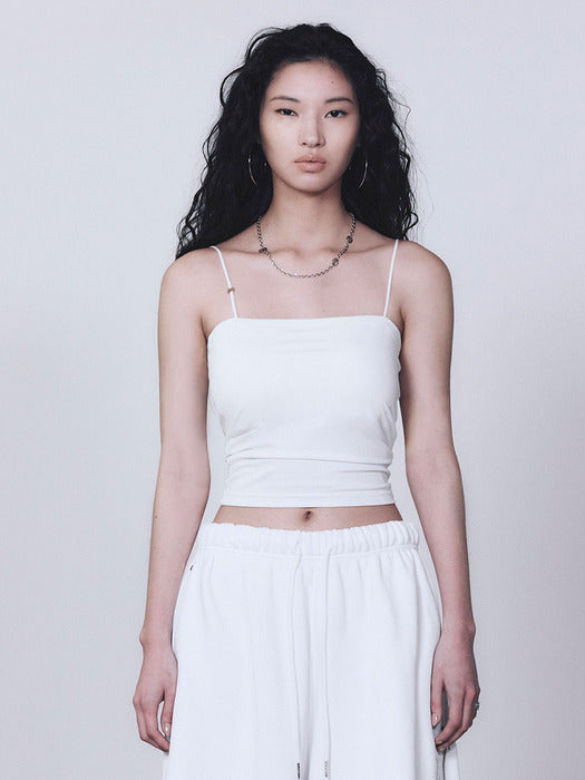 Wconcept_Treemingbird Bra Cap Camisole [ White ]