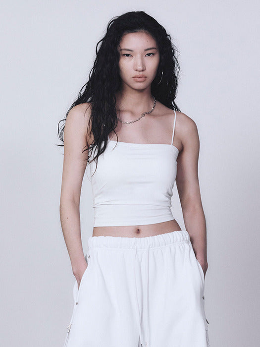 Wconcept_Treemingbird Bra Cap Camisole [ White ]