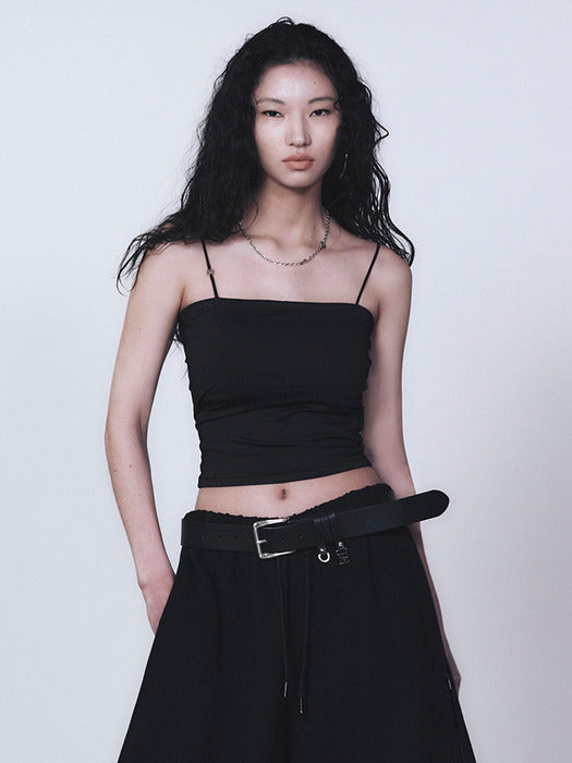 Wconcept_Treemingbird Bra Cap Camisole [ Black ]