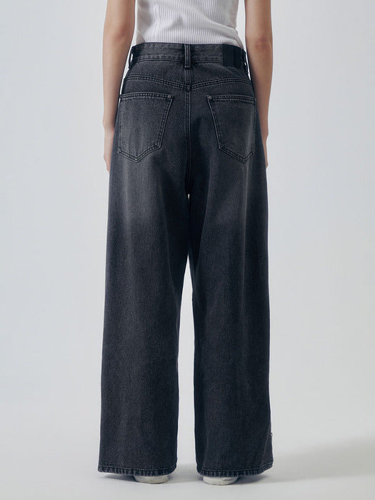 Wconcept_Treemingbird Utility Zipper Denim Pants [ Gray ]