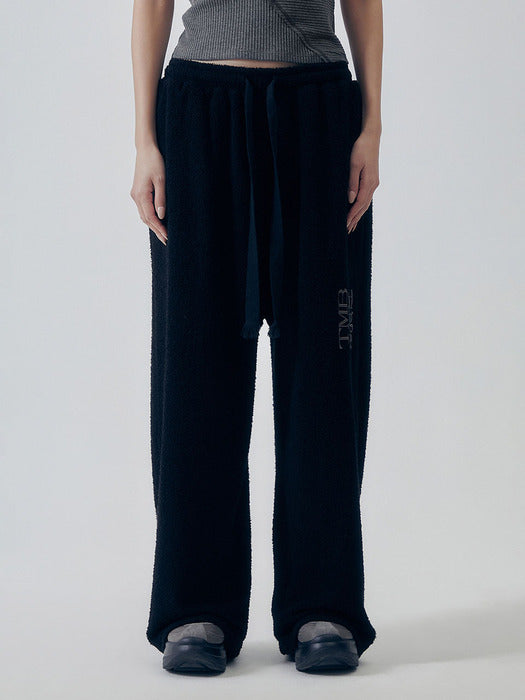 Wconcept_Treemingbird Terry Relax Pants [ Black ]
