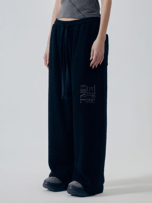 Wconcept_Treemingbird Terry Relax Pants [ Black ]
