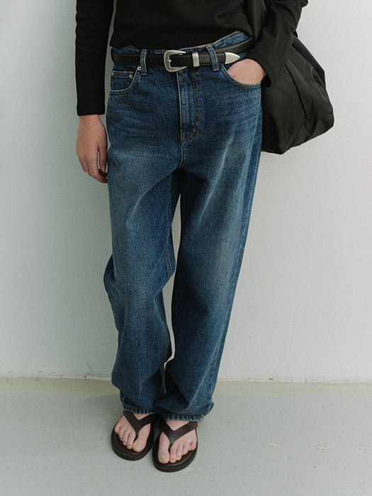 [dunst] LOOSE JEANS VINTAGE BLUE_UDPA6A205B3