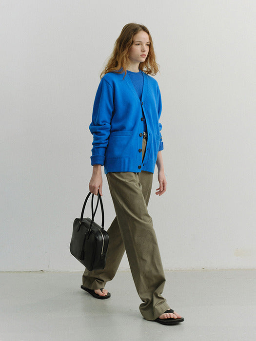 [dunst] UNISEX BOYFRIEND KNIT CARDIGAN BLUE_UDSW6A102B2