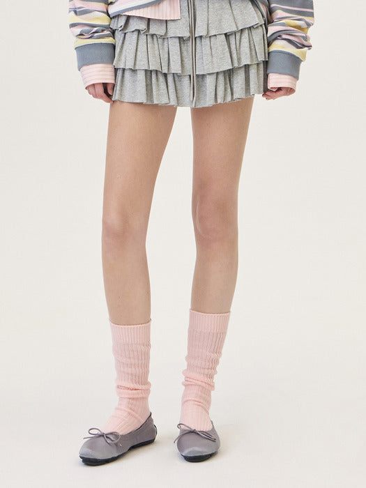 [grove] 26PS SIMIZ BASIC SOCKS (PINK)