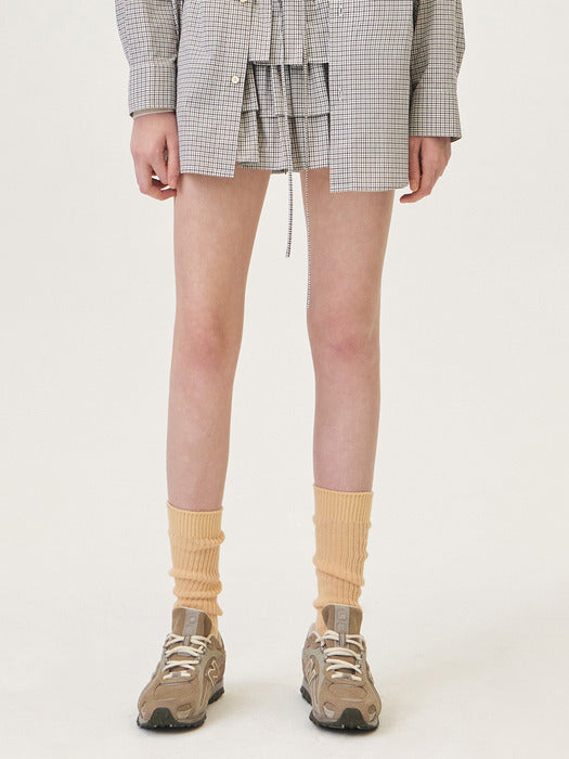 Grove 26Ps Simiz Basic Socks (Beige)