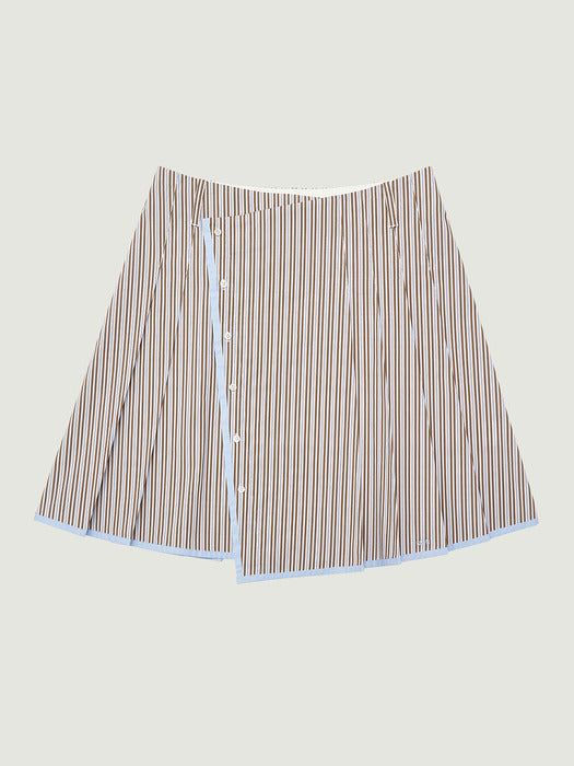 Grove 26Ps Sena Midi Skirt (Brown)