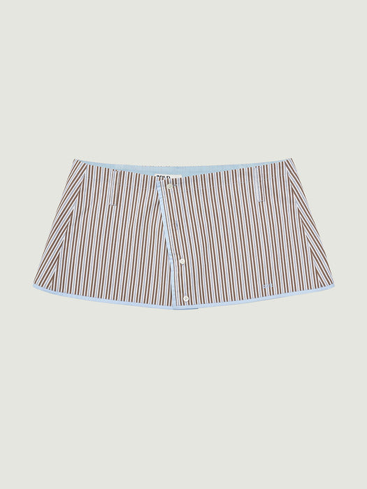 Grove 26Ps Sena Layered Skirt (Brown)
