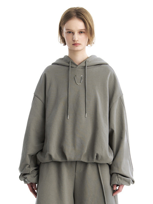 Wconcept_Treemingbird Tmb Chain Volume Sweat Hoodie [ Gray ]