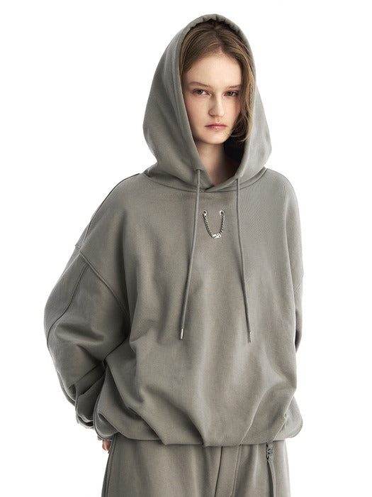Wconcept_Treemingbird Tmb Chain Volume Sweat Hoodie [ Gray ]
